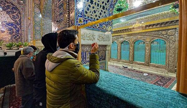 عکس حرم امام رضا در کرونا