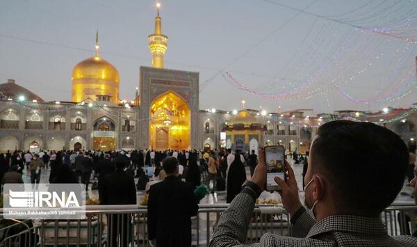 عکس حرم امام رضا در کرونا