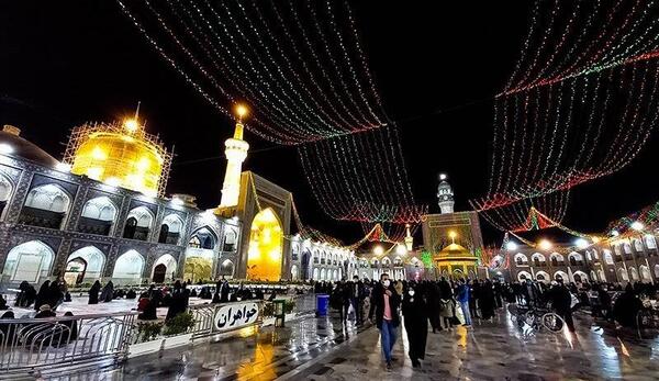 عکس حرم امام رضا در کرونا