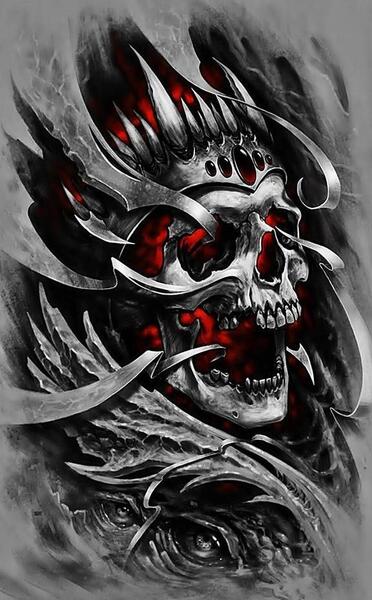 عکس اسکلت زنده