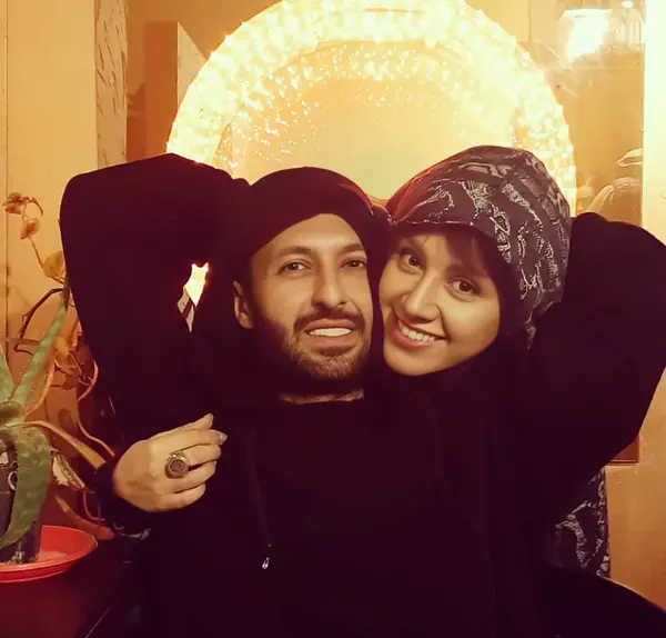عکس بیوگرافی حسام محمودی و همسرش