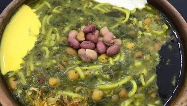 عکس سبزی اش رشته
