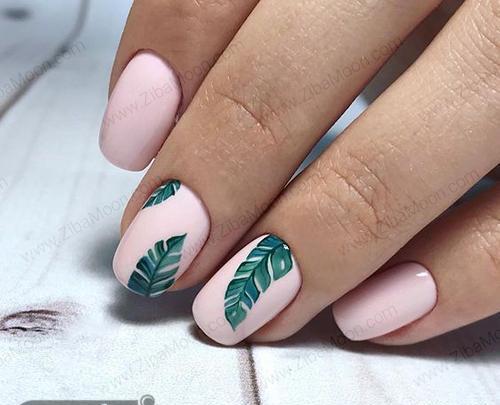 عکس طرح ناخن هاوایی