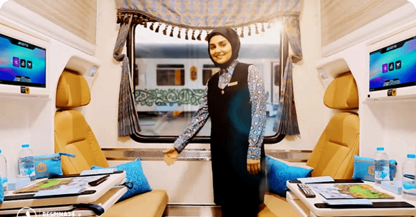 عکس توی قطار فدک