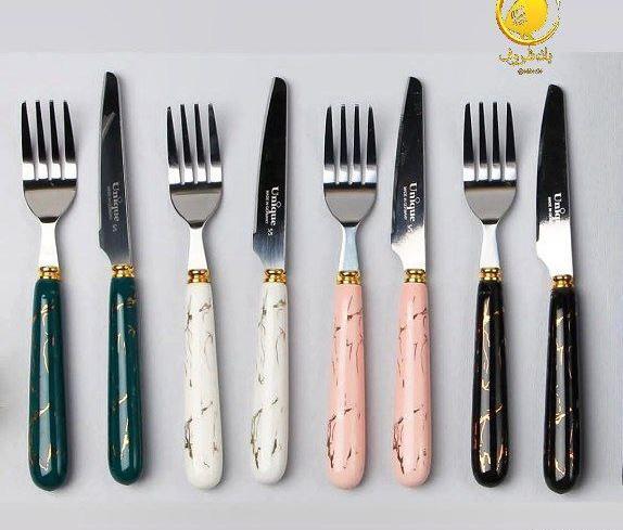 عکس چاقو چنگال سرامیکی