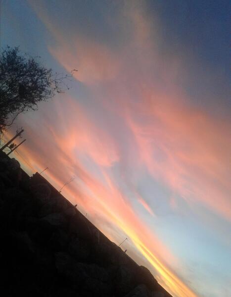 عکس غروب آسمان