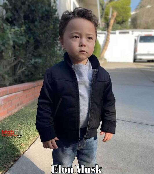 عکس بچگی ایلان ماسک