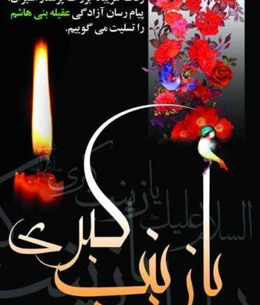 عکس با کیفیت وفات حضرت زینب