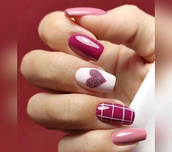 عکس طرح ناخن دخترانه جدید