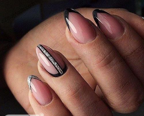 عکس مدل فرنچ ناخن فیلم