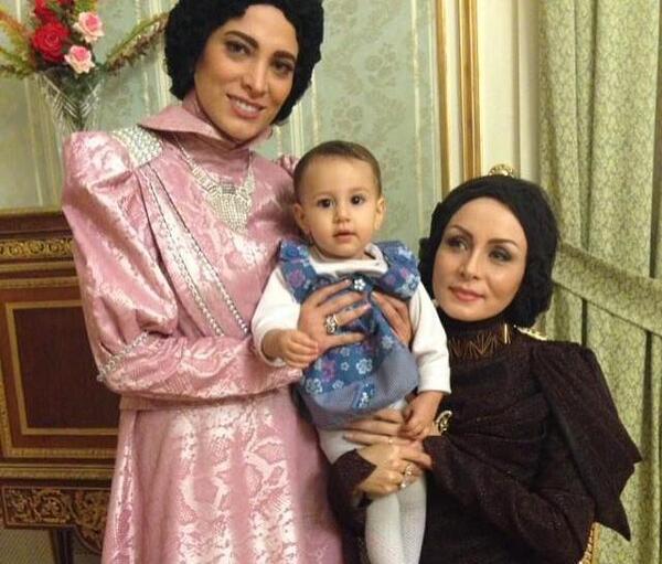 عکس فرزندان حدیث فولادوند
