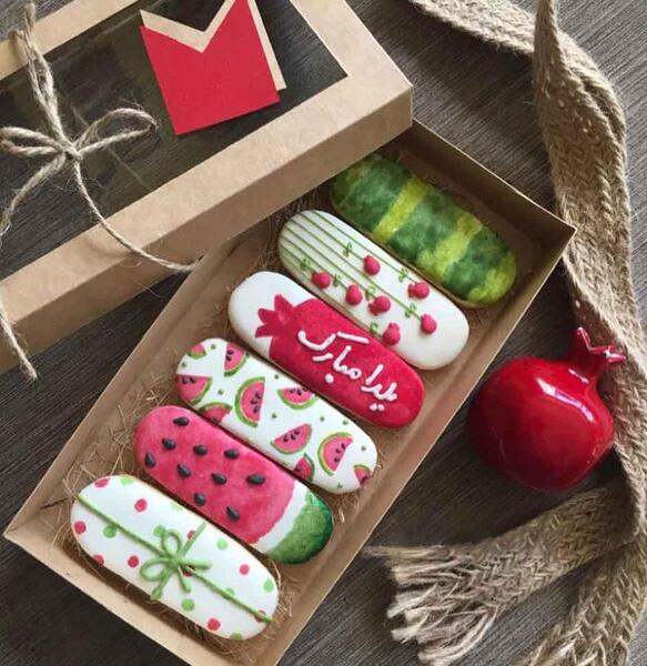 عکس ایده شب یلدا نوزاد