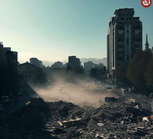 عکس زلزله وحشتناک