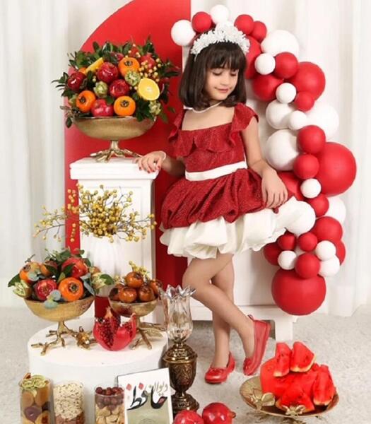 عکس لباس یلدا برای دختر