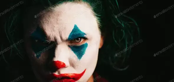 جوکر عکس دلقک غمگین