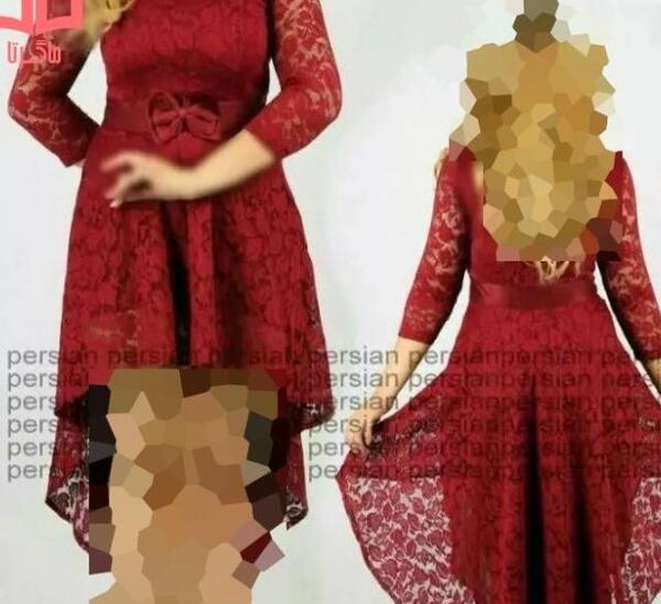 عکس لباس مجلسی دخترانه زیر زانو