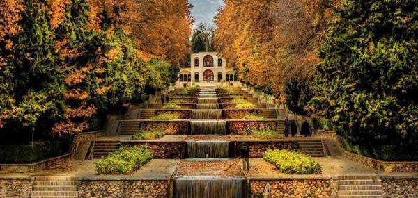عکس هوایی باغ شازده ماهان