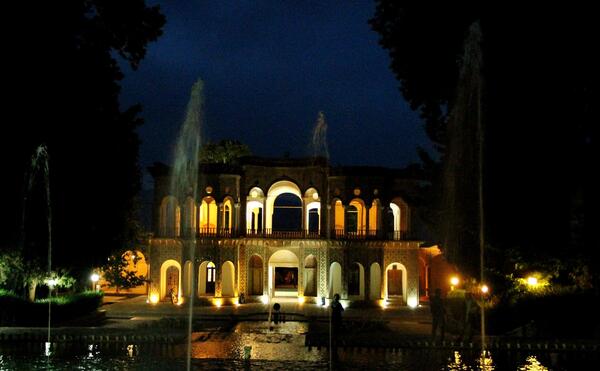 عکس هوایی باغ شازده ماهان