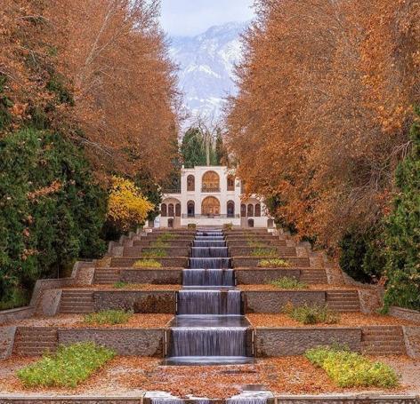 عکس هوایی باغ شازده ماهان