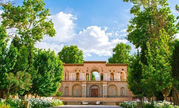 عکس هوایی باغ شازده ماهان