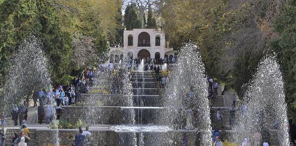 عکس هوایی باغ شازده ماهان