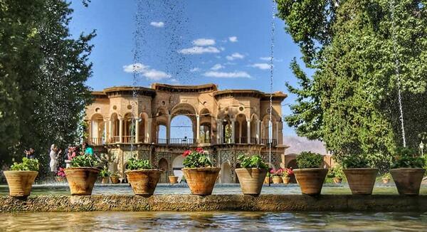 عکس هوایی باغ شازده ماهان
