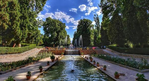 عکس هوایی باغ شازده ماهان