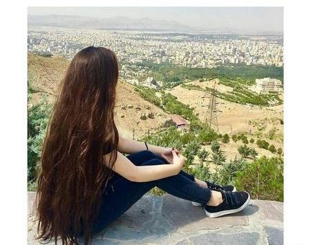 عکس دختر از پشت سر یا نیمرخ