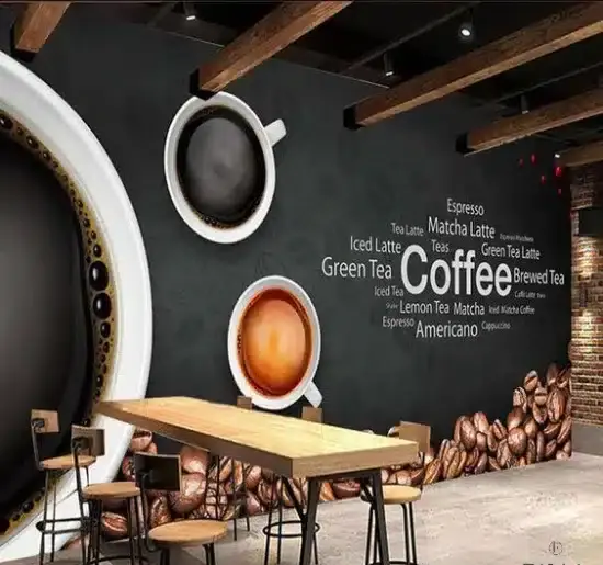 عکس دکوراسیون قهوه فروشی