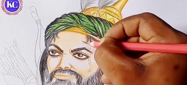 عکس نقاشی یا حسین