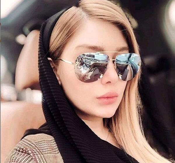 عکس سحر قریشی در آرایشگاه