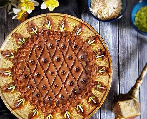 عکس های تزیین حلوا