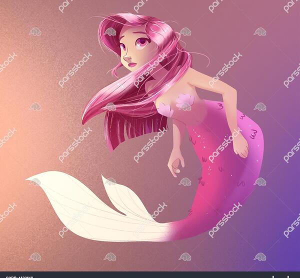 عکس پری دریایی عروس