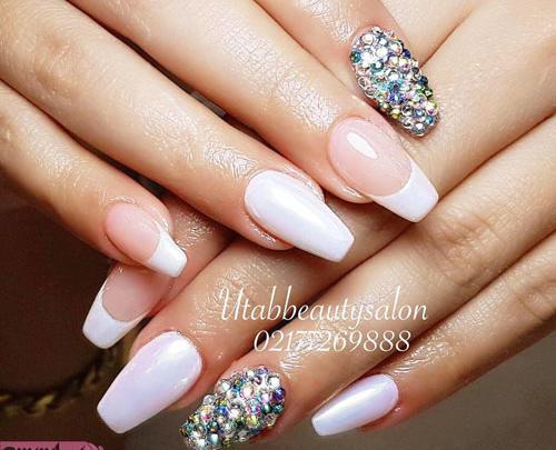عکس طراحی ناخن عروس جدید
