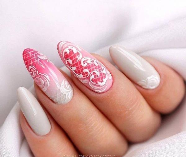 عکس طراحی ناخن عروس جدید