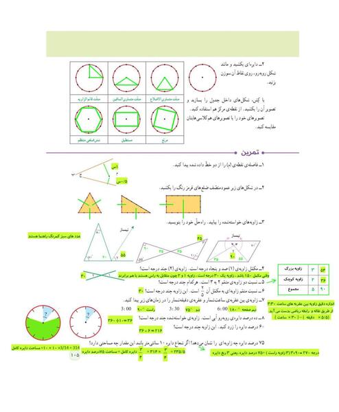 عکس شکل ذوزنقه کلاس چهارم