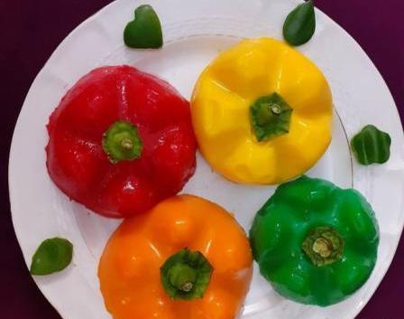 عکس ژله فلفل دلمه