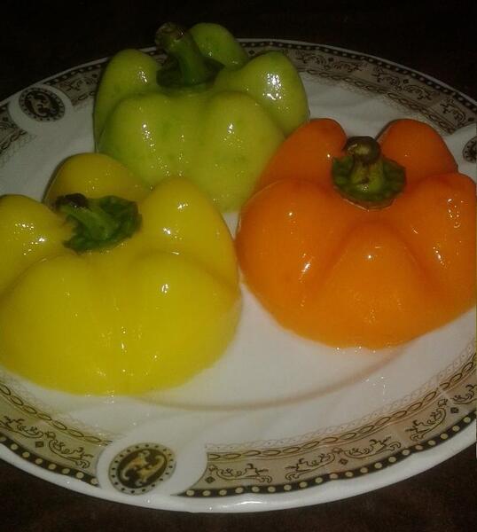 عکس ژله فلفل دلمه