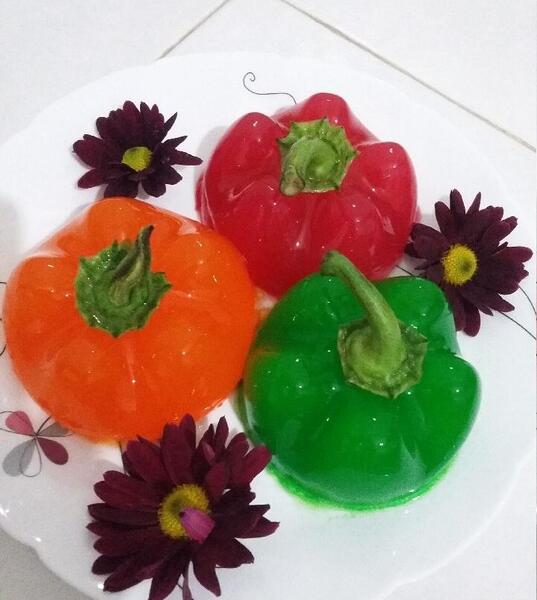 عکس ژله فلفل دلمه