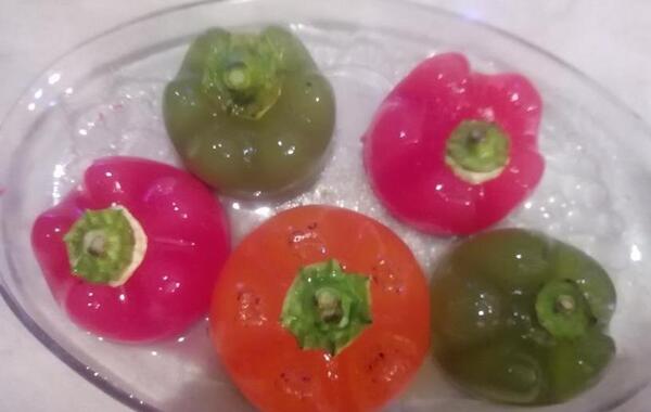 عکس ژله فلفل دلمه