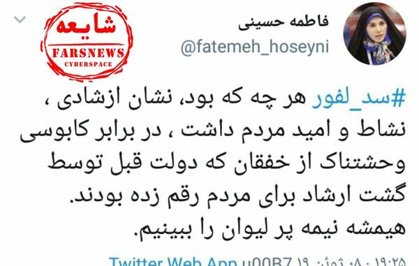 عکس فرشته حسینی نماینده تهران