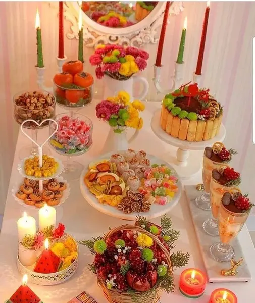 عکس ایده تزیینی برای شب یلدا