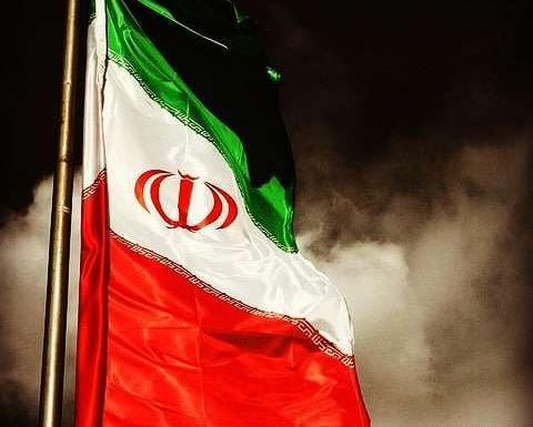 عکس پرچم ایران در چشم