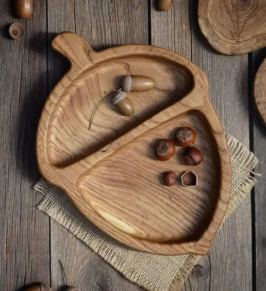 عکس لوگو ظروف چوبی