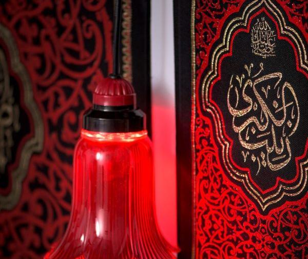 عکس علامت محرم طلاکوب