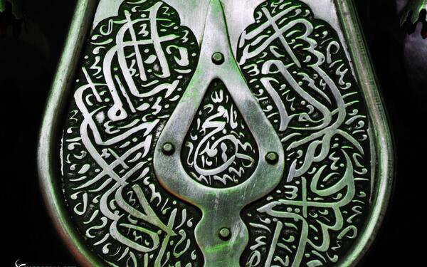 عکس علامت محرم طلاکوب