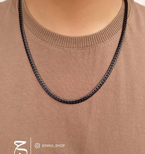 عکس گردنبند پسرانه زنجیری