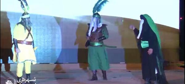 عکس بین الحرمین شب عاشورا