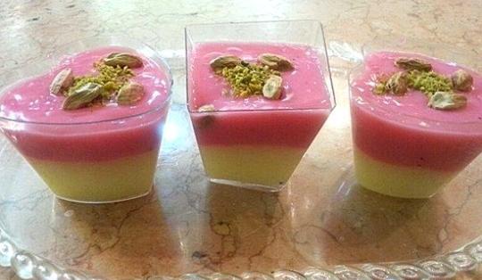 عکس کاسترد و ژله