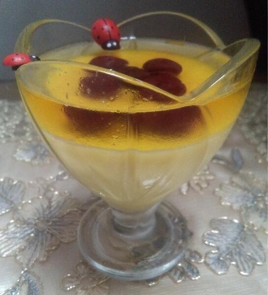عکس کاسترد و ژله